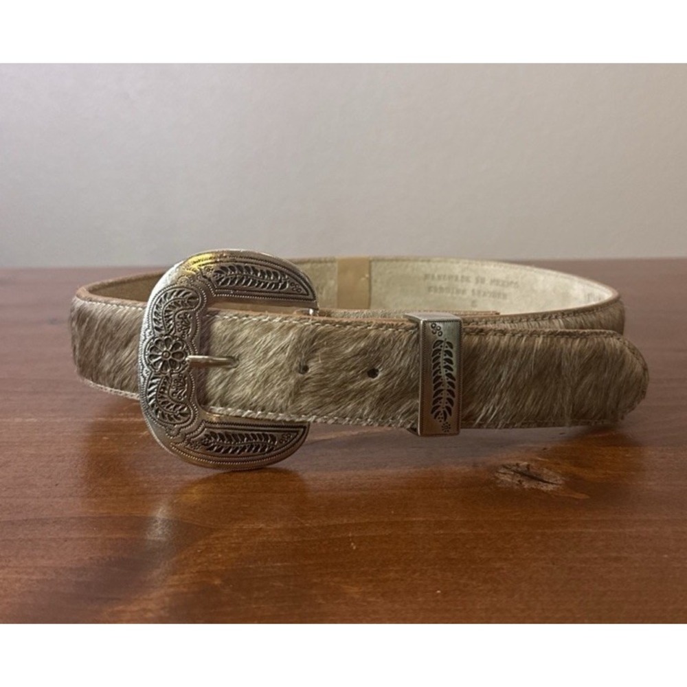 Idyllwind By Miranda Lambert Tan Natural Hair Leather Women's Belt Size S $79.99